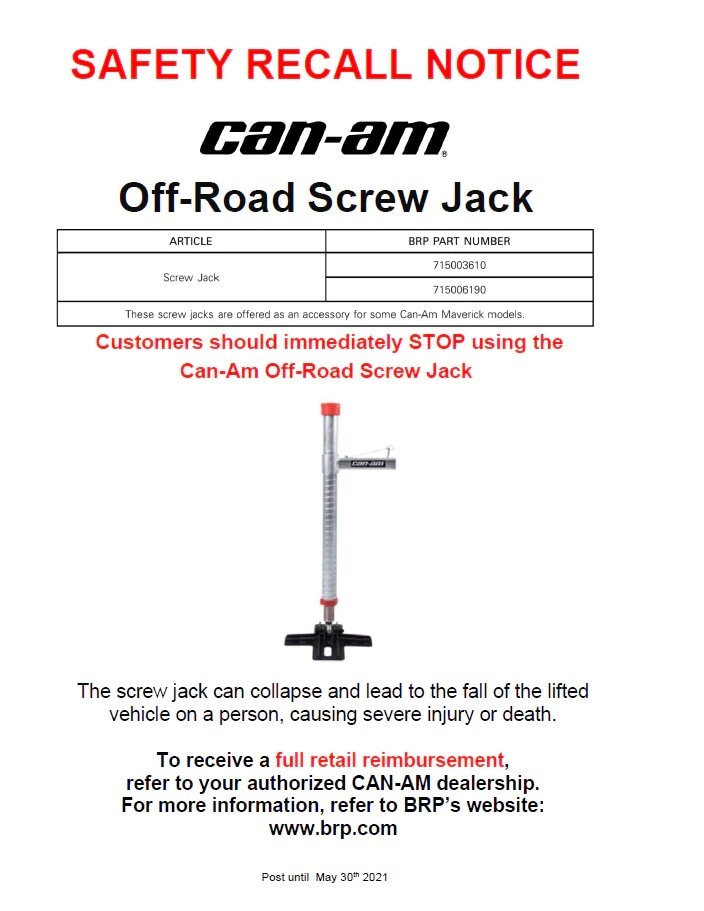Safety recall